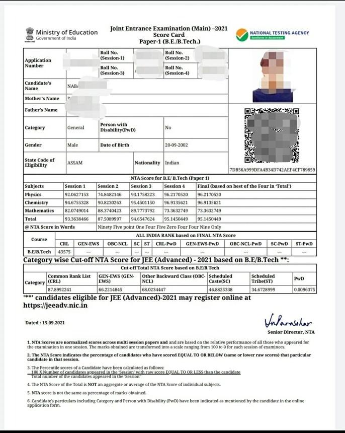 JEE Main Result 2024 Release Date, Direct Link, How to Calculate