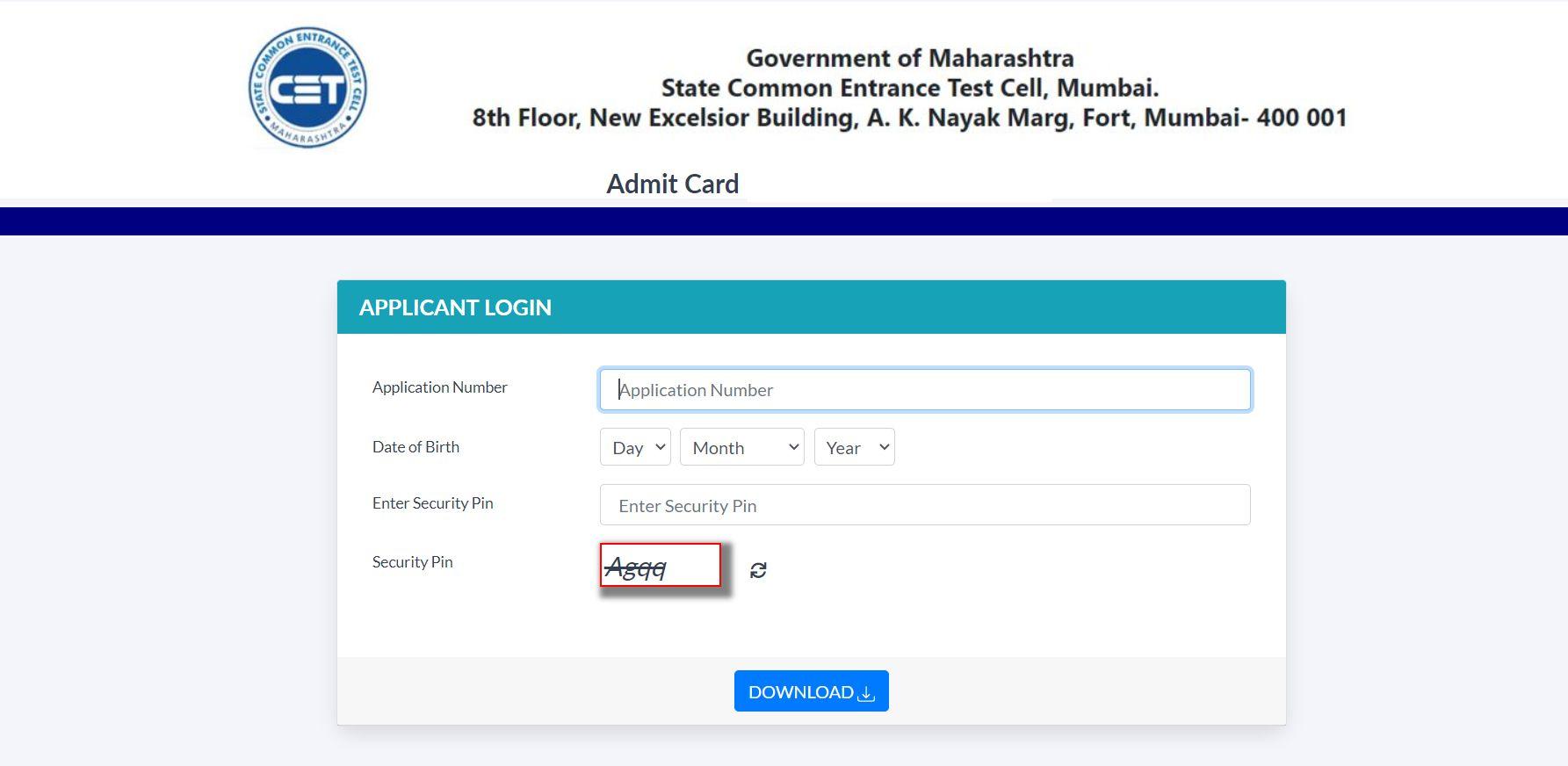 MHT CET Admit Card 2023 Link to be activated at cetcell.mahacet